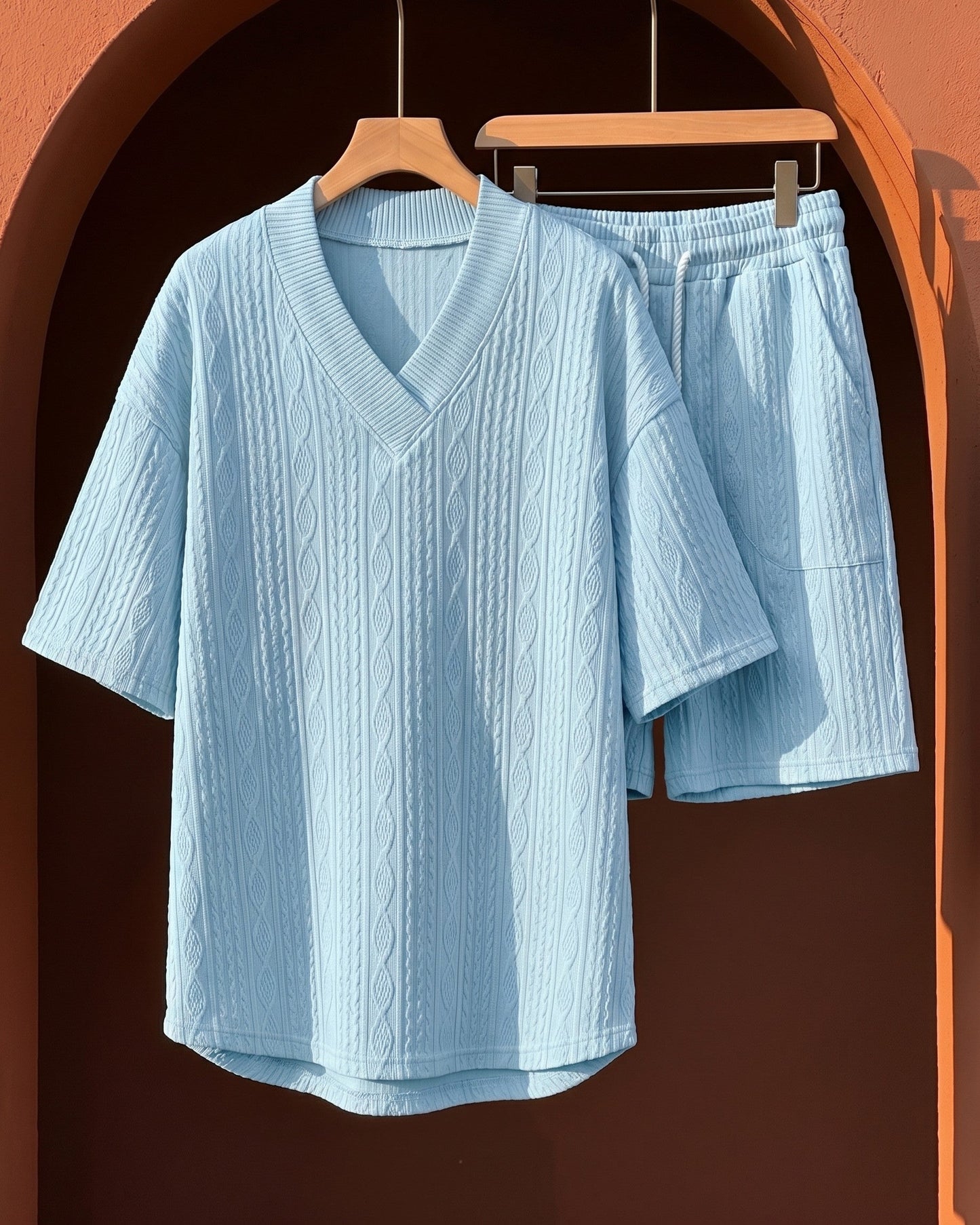 Virgilio Cable-Knit Matching Set