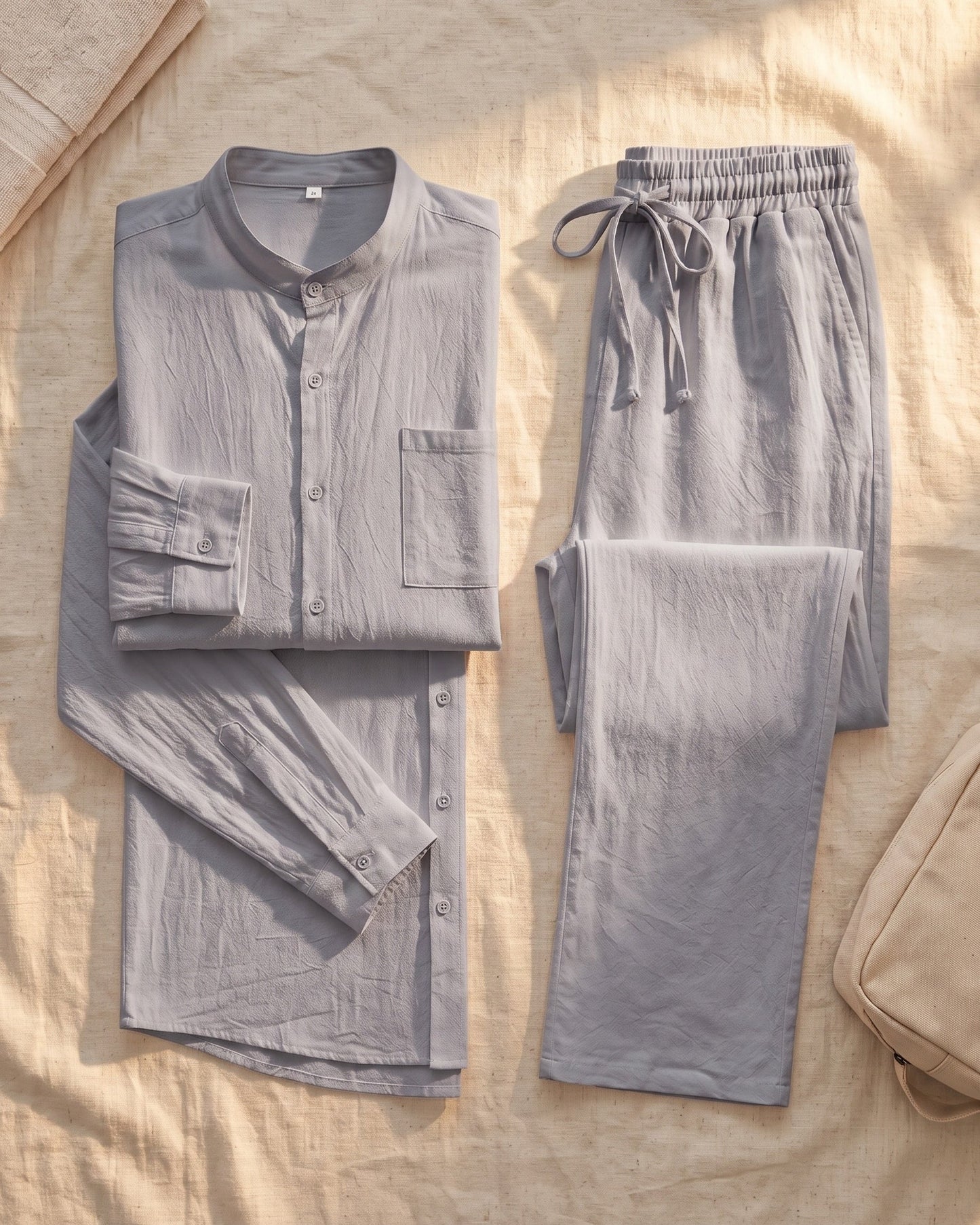 Zeno Linen Shirt and Trouser Set
